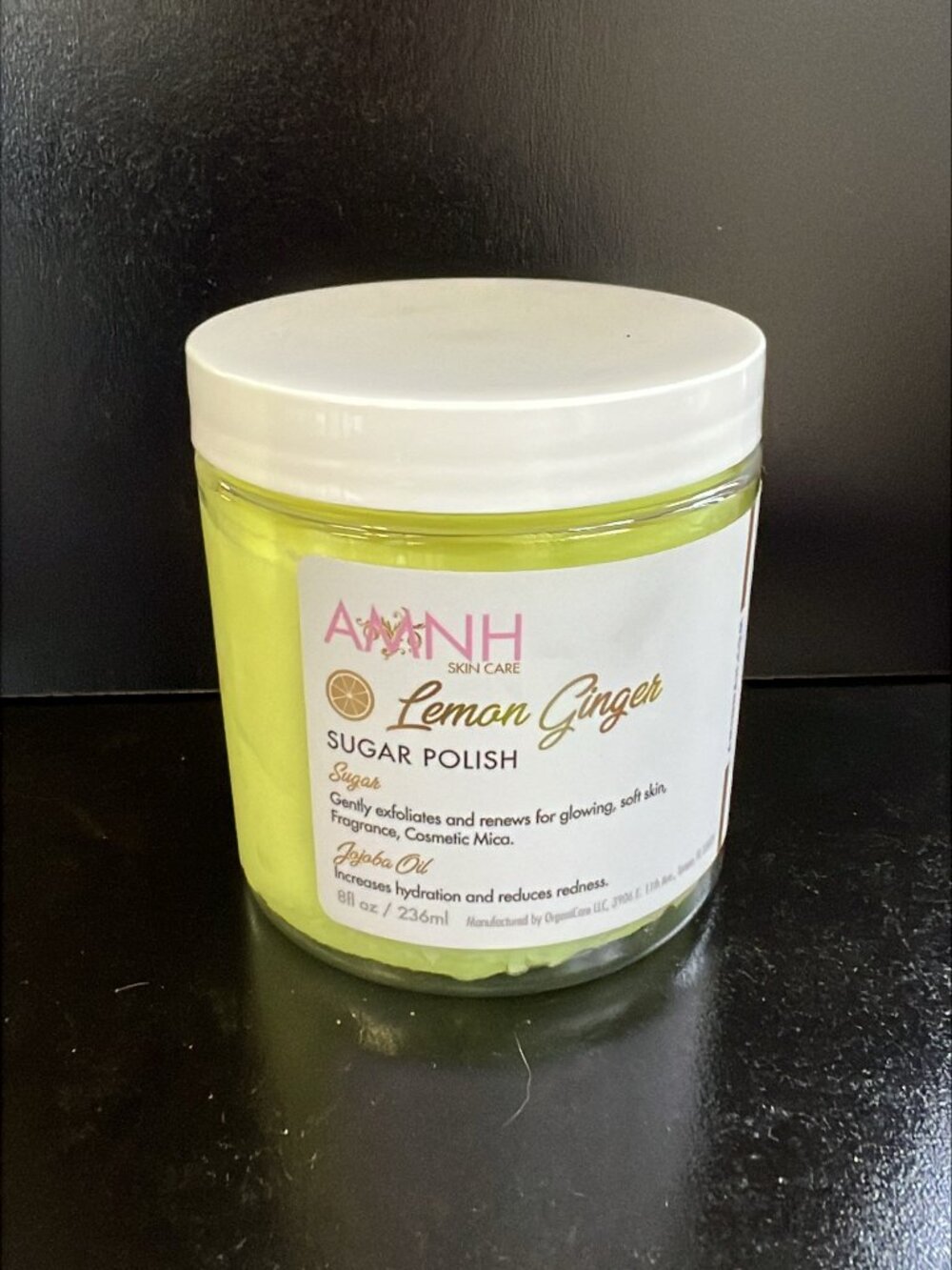 Aminnah Skincare Lemon Ginger Surgar Polish